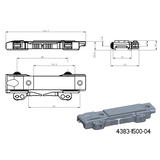 Basis für JK-N-Adapter | Picatinny-Basis mit QD-Hebeln [kurz] 