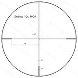 Vector Optics Forester 2-10x40SFP cannocchiale ottica 