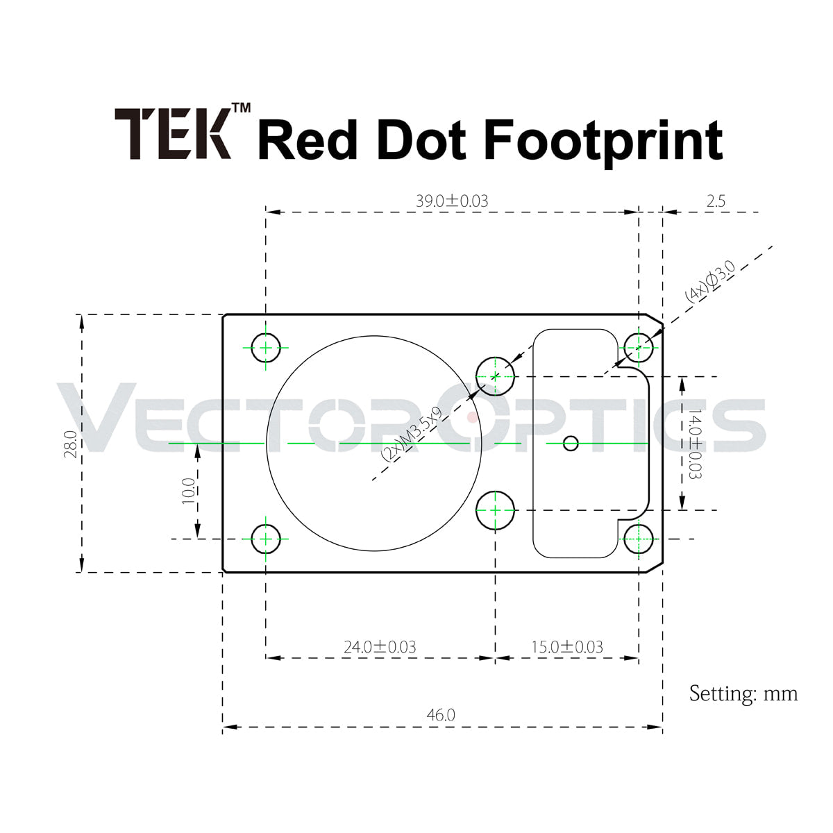 Vector Optics Frenesia 1x17x24 punto rosso 