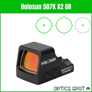 Ottica per pistola Holosun con serie K impronta