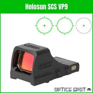 Optique pour pistolet Holosun avec montage direct